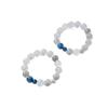 Natural White Crystal & Kyanite Bracelet – Trending Crystal Design Accessory