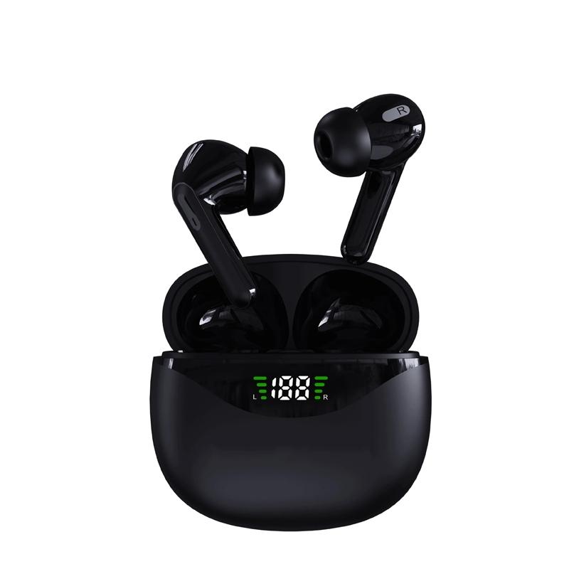 Bluetooth 5.3 Headphone Wireless Earphones Sport Waterproof 9D Stereo Headsets With Mic LED Display Low Latency Earbuds