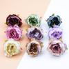10pcs Silk Peony Srtificial Flowers for Home Wedding Decoration Diy Scrapbooking Pompons Christmas Wreath Fake Plastic Flowers