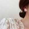 Elegante Leichte Luxus Zirkon Blume Steckerohrringe Für Damen Herren Exquisite Süße Kristall Kirschblüte Florale Ohrringe Schmuck