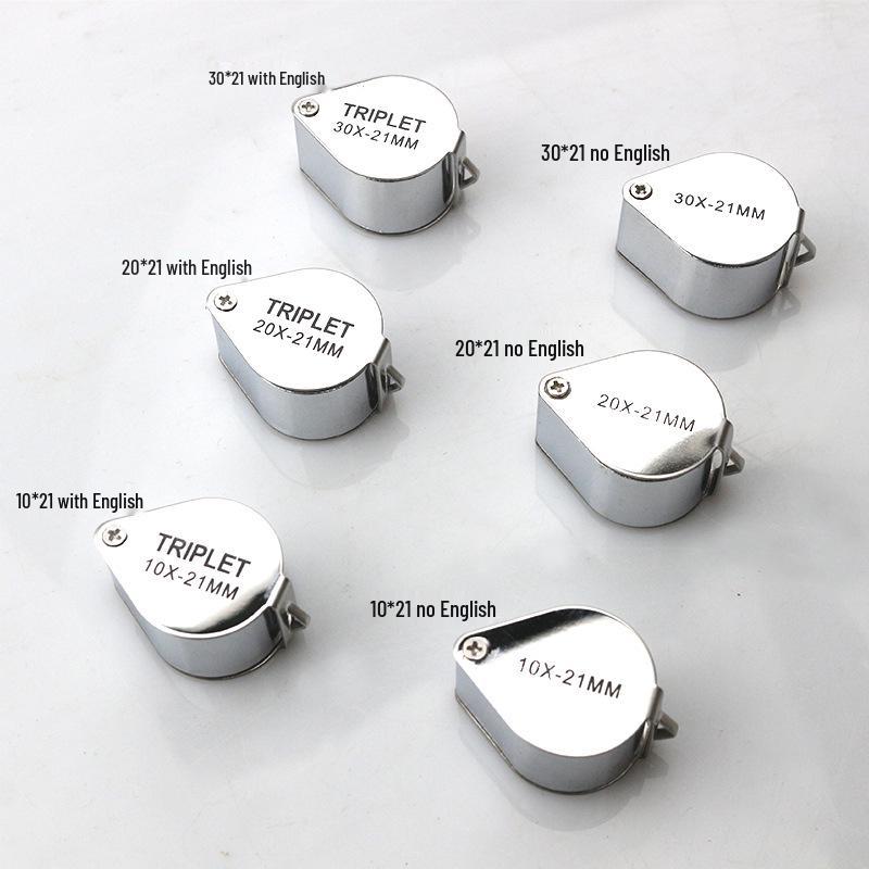 Portable 30x HD Magnifying Glass Microscope for Jewelry Identification