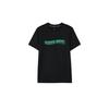 Letter Print Round Neck Quick Dry Casual Sports Short Sleeve T-Shirt Men Tops Carbon-Black L224M093-0018