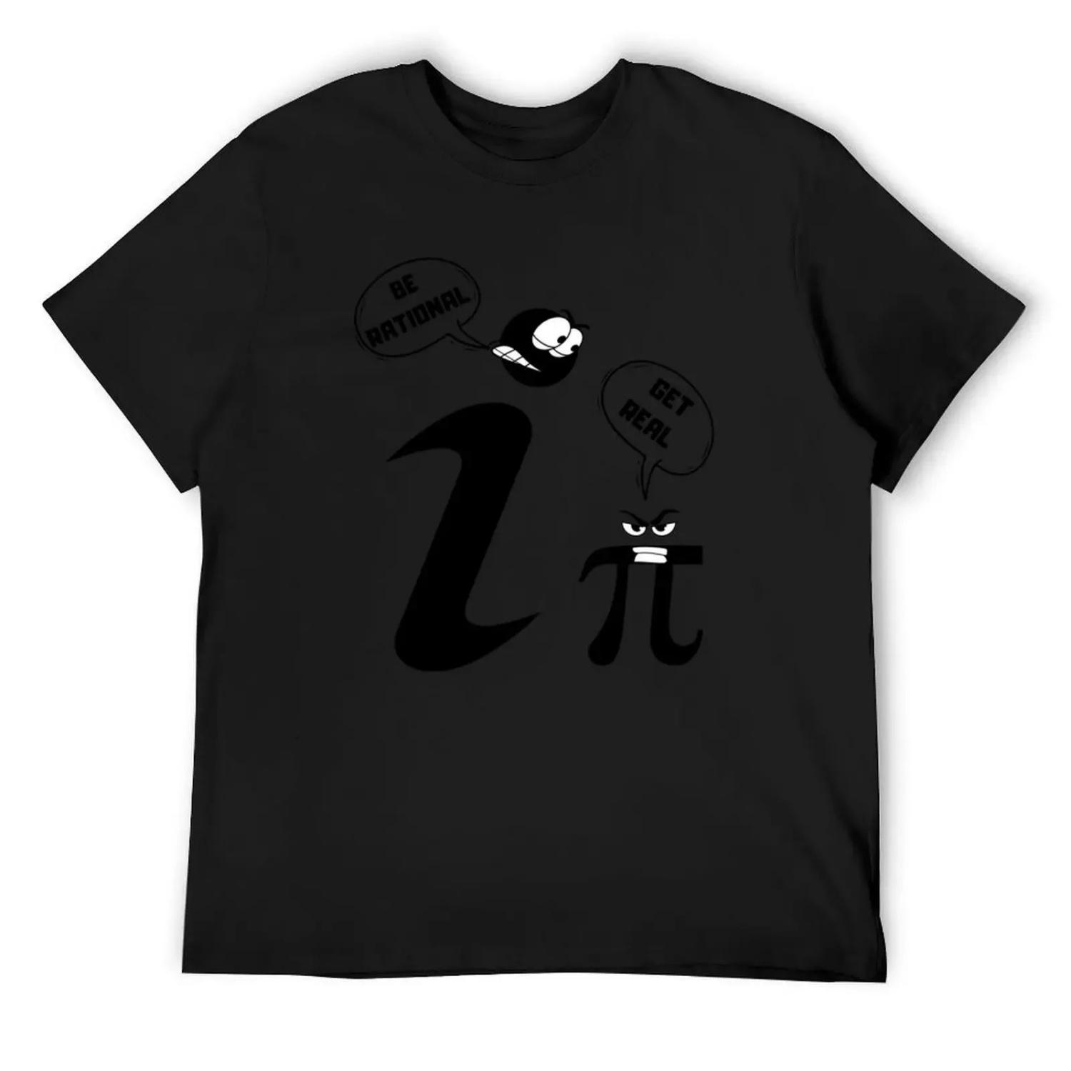 

Be Rational Get Real T-Shirt Luxury man anime clothes heavyweights graphic t shirt vintage men clothings XXXXXL чорний