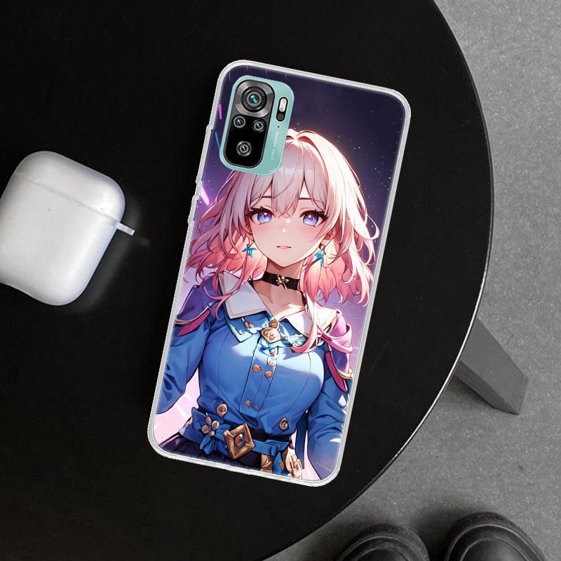 Honkai Star Rail March 7TH Phone Case Cover for Xiaomi Redmi Note 15 14 13 12 11 Pro Plus 14S 12S 11S 11T 11E 10S 10 Customized