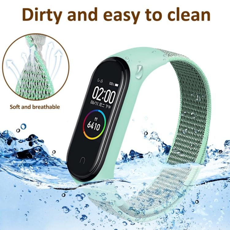 Smartwatch Nylon Gewebtes Uhrenarmband für Xiaomi Mi Band 3 / 4