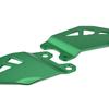 LEDISHUN Footpeg Heel Plate Guard Protector for Kawasaki Ninja ZX-10R 2011-2024 (Green)