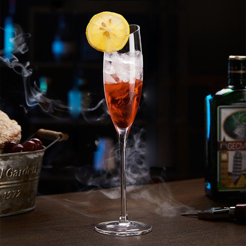 Creative Bar Tall Crystal Champagne Glass Gift Box Set Sparkling Wine Glass Cocktail Glass Household Wine Glass