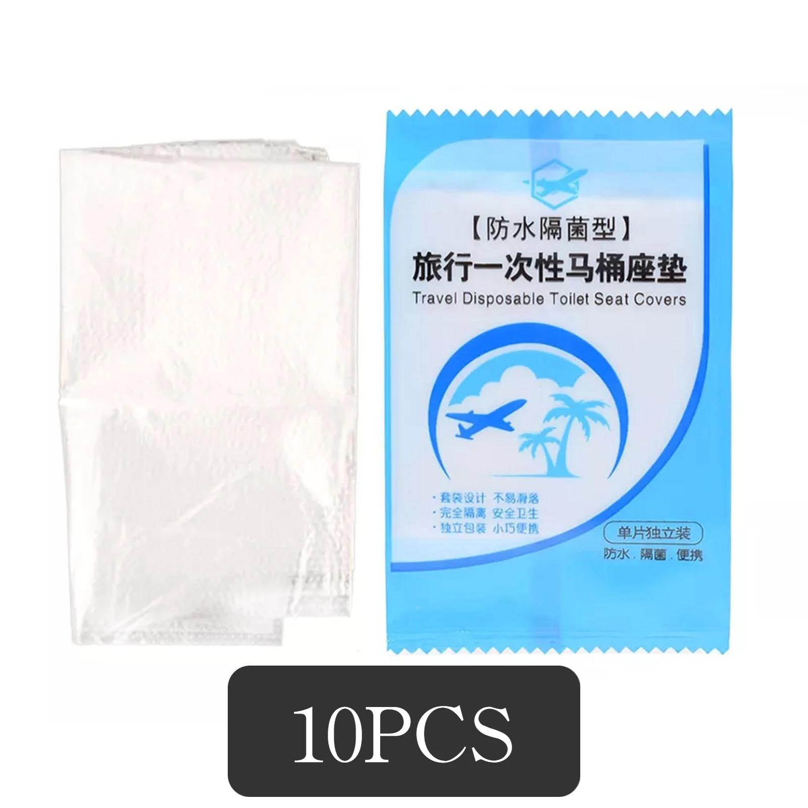 

10-50 шт. Аксессуары для ванной комнаты Портативный унитаз Крышка WC Нет Препятствий Безопасность Путешествия Бумажный Коврик Одноразовая Кольцевая Прокладка Главная