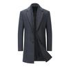 2025 Men's Wool Trench Coat: Autumn/Winter Mid-Length Business Casual