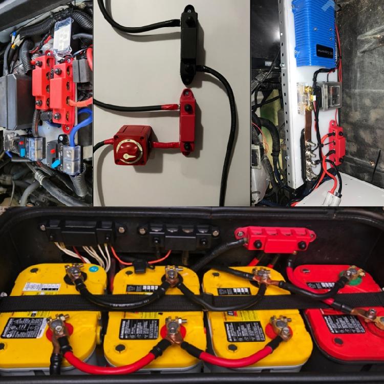 Positive Negative Bus Bar Battery Power Distribution Block