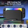 Plug-and-Play Expansion Base Three Gears Wind Speed Cooling Fan Dock for Switch 2 Game Accessories