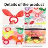 20PCS.Korean-style Fashion Fabric Hair Ties: Cute Rabbit Ear Hair Accessories with Polka Dots, Stripes & Floral Patterns,Perfect