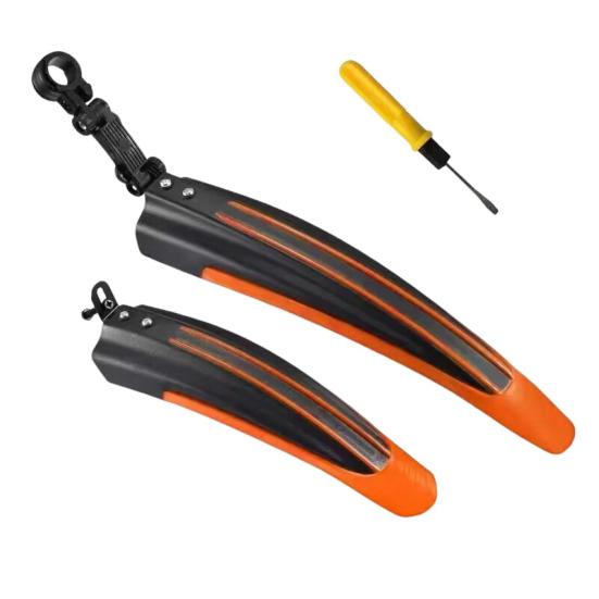2 Pcs Bicycle Fender Adjustable Front And Rear Fenders Universal Bike Mud Guard Accessories for Mountain Road Bike