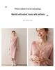 Women's Lace Cashmere Knit Cardigan - 3D Floral Design, Solid Color, Versatile Slimming Fit for Autumn and Winter