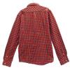 GOLDEN GOOSE DELUXE BRAVO check Long sleeve shirt M Red x black Men's Used