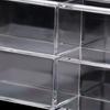 1pc High Quality Acrylic Display Cabinet With 8 Slot Transparent Art Storage Box For Car Model Toy Display Rack Home Accessories
