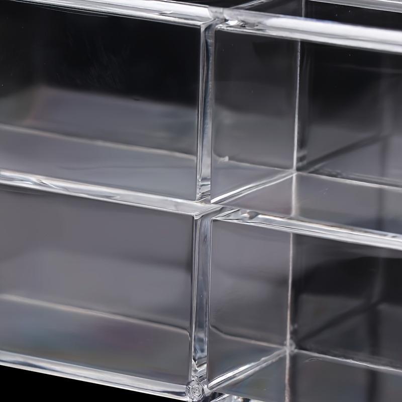 1pc High Quality Acrylic Display Cabinet With 8 Slot Transparent Art Storage Box For Car Model Toy Display Rack Home Accessories