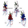 32cm Patriotic Berry Branch with Glitter Powder Independence Day Stem for 4th of July Independence Day Decor