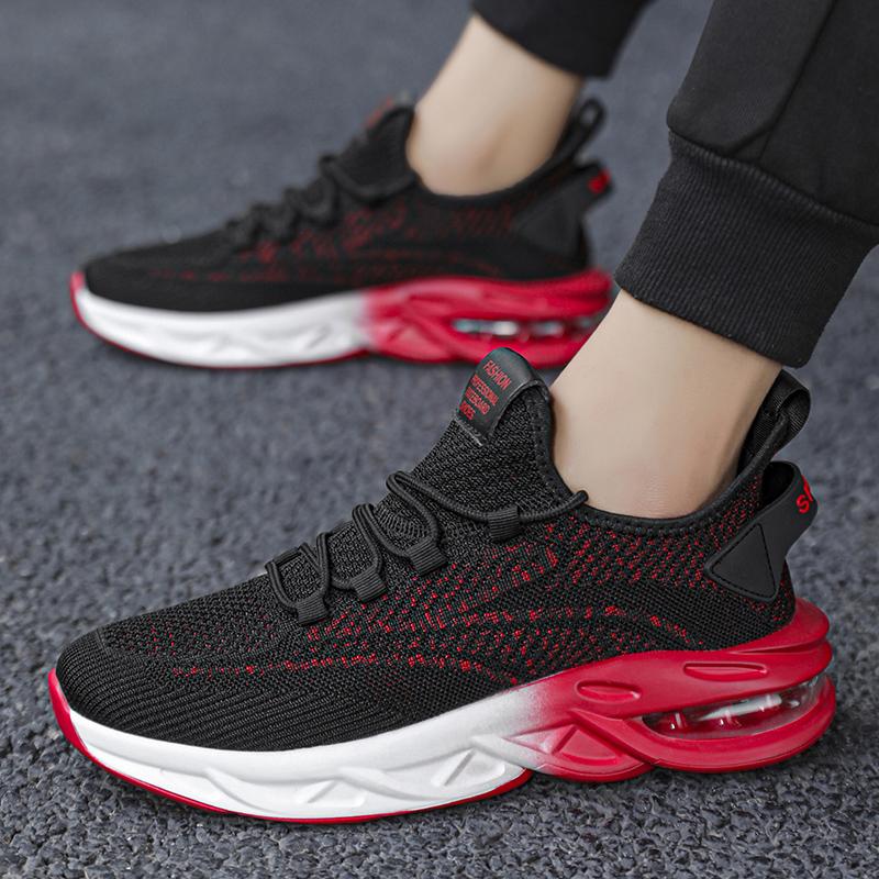 Yrzl Men Breathable Running Shoes Lightweight Athletic Walking Shoes For Men Casual Sports Shoes Tennis Workout Non Slip Shoes