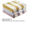 3Pcs Dishwash Rag Striped Design Soft Durable High Water Absorption Non-Stick Cleaning Cloth Kitchen Towel