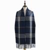 New scarf autumn and winter warm shawl scarf female sweet imitation cashmere scarf medium and long plaid scarf