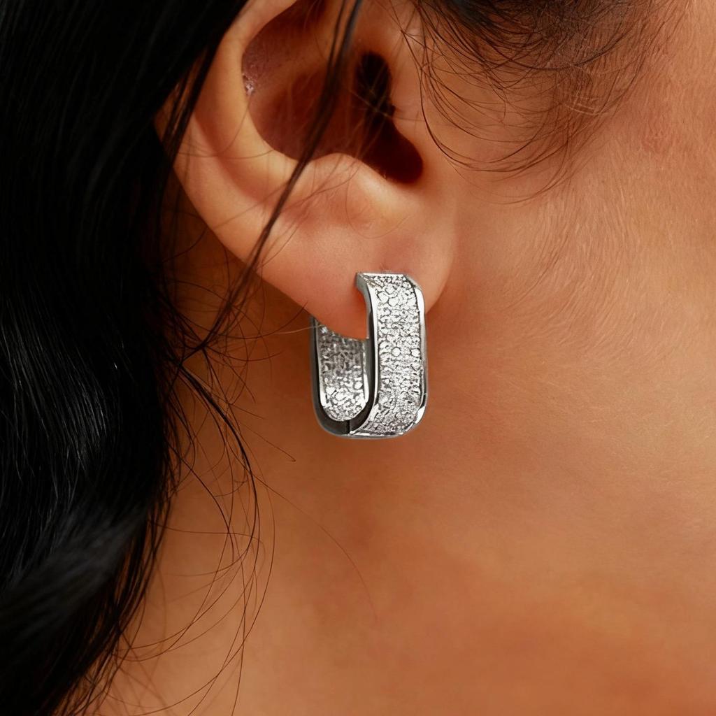 2025 Luxury Micro-Paved U-Shaped Zircon Ear Cuffs - Versatile Women's Fashion Earrings