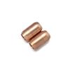 2Pcs/Lot Stainless Steel Magnetic Buckle Frosted Color Black Buckle For Leather Bracelet Making Diy Jewelry Connectors