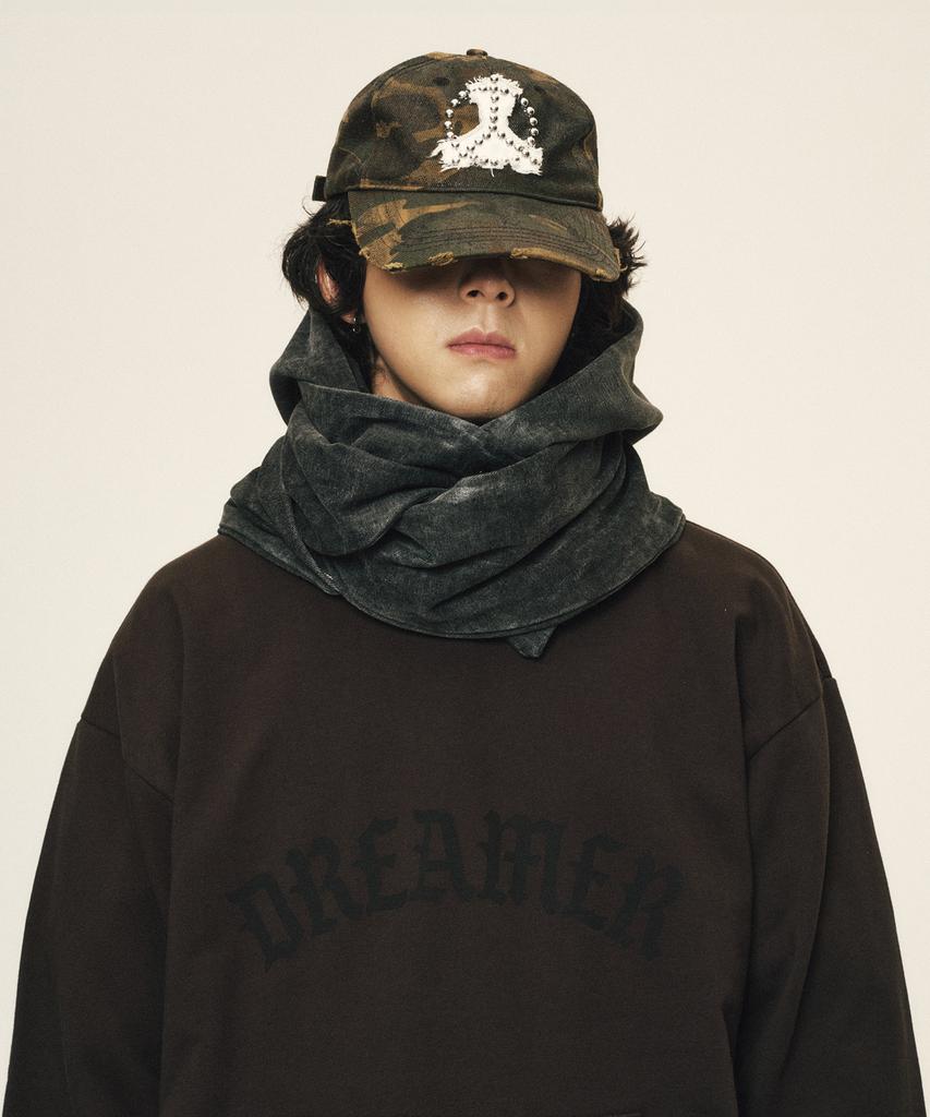 Kodeu Peaceful Stud Patch Cap_Coated Camouflage