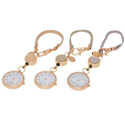 Fieldwork Women's Pocket Watch with Snoopy Bag Charm, Purple, Reel KC Watch PNT037-3