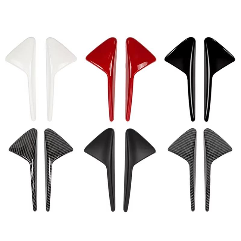 Side Camera Protection Cover For Tesla Model 3/Y/X/S Carbon Fiber Fender Trim Cover Car Modification Accessories Tesla 2017-2025