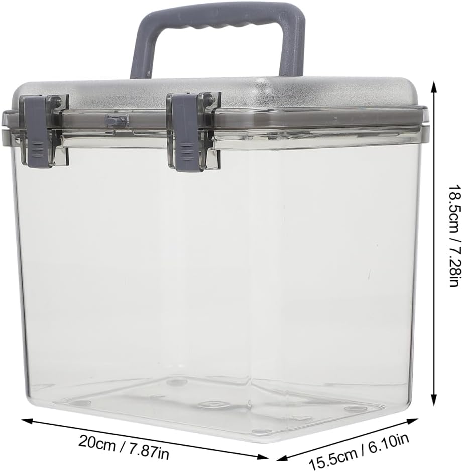 

Portable Camera Lens Organizer with Dehumidifier, Compact Storage Box with Handle for Home Use United States