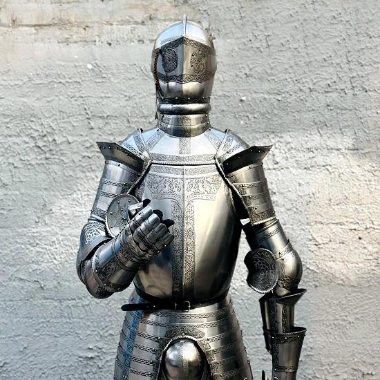 Medieval European Armor Suit  Knight Cosplay Full Body Armor Suit | Battle Ready LARP Armor
