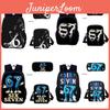 67 Set Zaino Scolastico Cartone Animato Anime Con Materiale Pu Traspirante Per Studenti