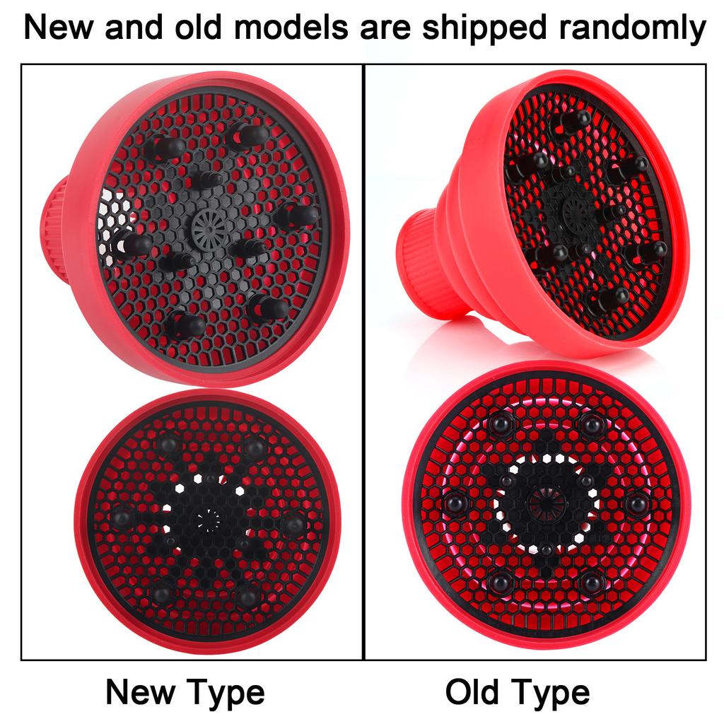 Îngrijirea Culorii Părului Difuzor Pliabil din Silicon pentru Majoritatea Uscătoarelor de Păr cu Suflantă, Stilizare Machiaj