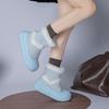 Milk Almost Blue Snow Boots for Women's New Small Fresh Thick-soled Short Boots with Velvet Thermal Cotton Boots for Women