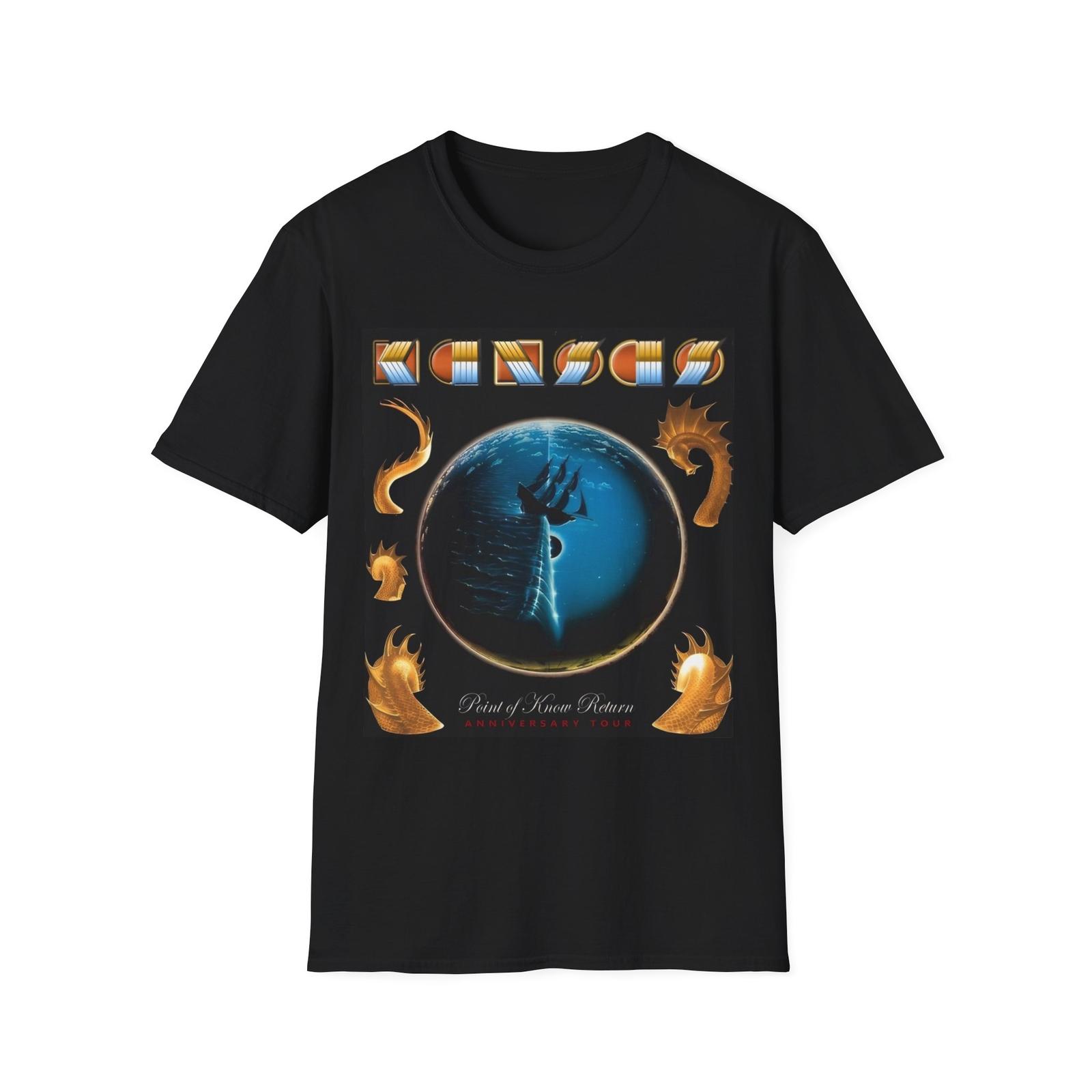 Unisex Soft Cotton T-Shirt. The Band Kansas XXXL