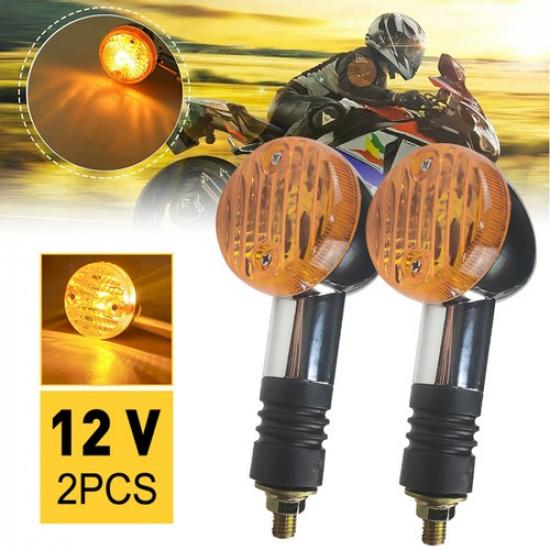 Для Honda Shadow VLX 600 VT750 VT1100 Мотоцикл Поворотники LED Хромированные