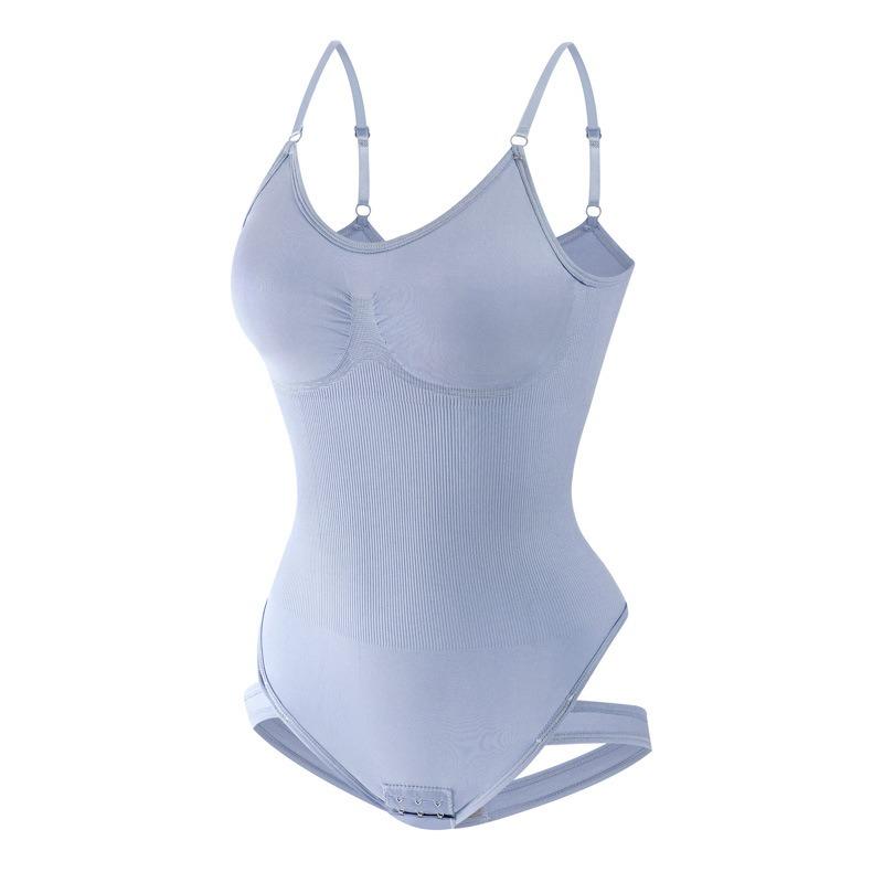 Bodysuit Women Shapewear Tummy Control Butt Lifter Body Shaper Smooth Invisible Under Dress Slimming Underwear Low Neck Jumpsuit