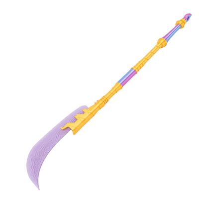 3D-gedrucktes Spielzeug für Kinder PLA Kostüm-Schwert Spielzeug Cosplay Requisite für Party Urlaub Lila und Gelb