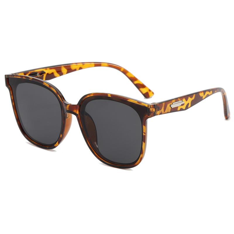 Korean Version Of The Big Frame Square Sunglasses Men's And Women's Fashion Trend Retro UV Protection Sun Glasses