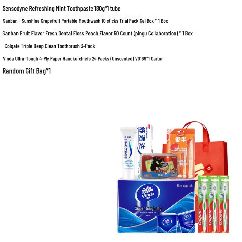 Sensodyne Refreshing Clean Oral Care Gift Set