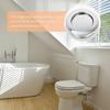 Button Bathrooms 38mm ABS Bathroom Toilet Push Silver
