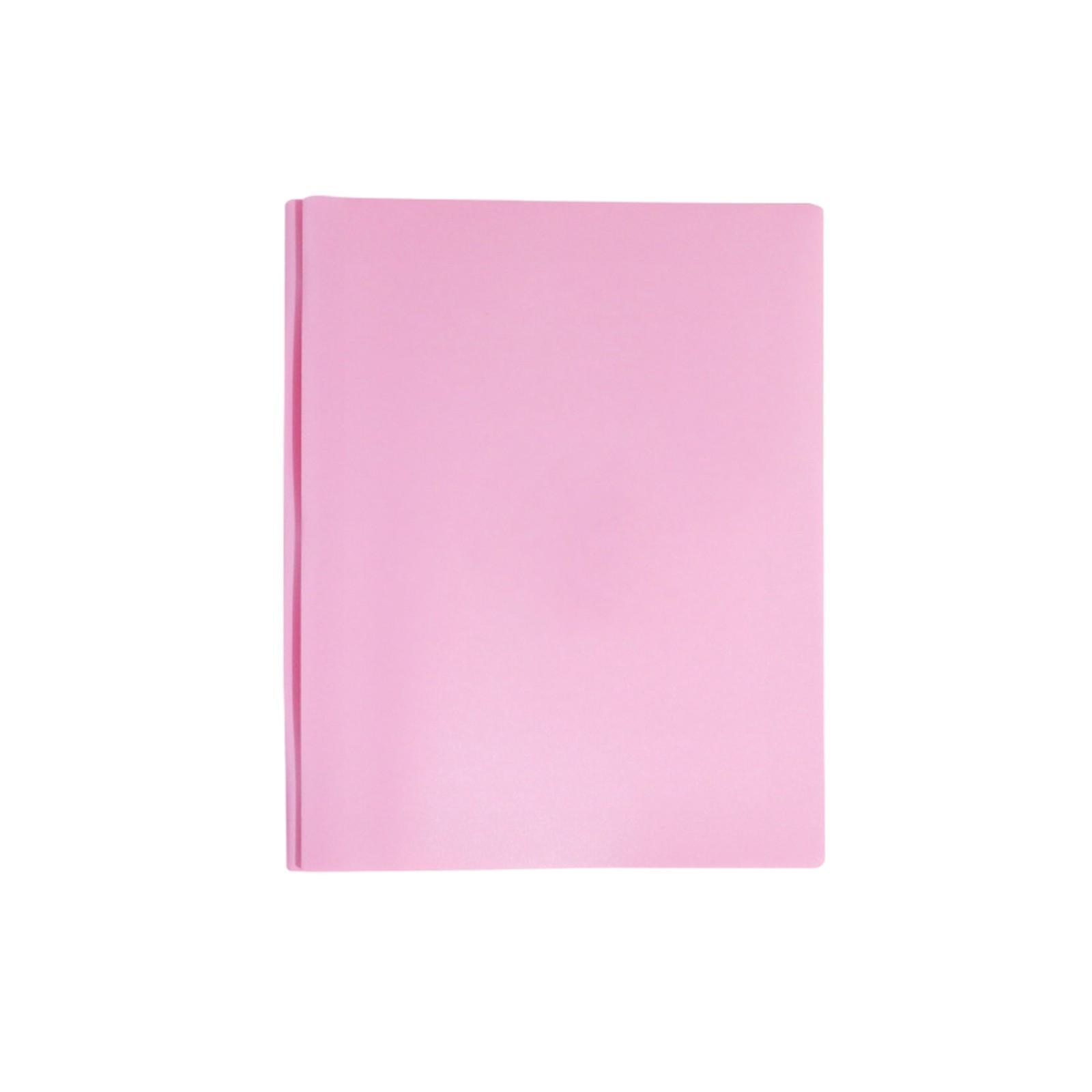 

Plastic Folder, Colored Plastic Folder With Pocket File Bag One Size рожевий