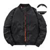 Men's Winter MA1 Bomber Jacket: Short, Thickened, Plus Size, Trendy Baseball Uniform Style.