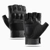 Hard Knuckle Fingerless Gloves - Outdoor Paintball Airsoft Hunting Combat Riding Hiking Half Finger Gloves