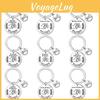 Wholesale Keychain For Father's Day And Mother's Day Metal Material Suitable For Gifting To Relatives Couples Colleagues And Friends