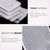 Swpeet 20Pcs Universal White Plastic Rectangular Stick-on Car Reflector Sticker, Door Reflectors Interior White Compatible Warning Plate Adhesive