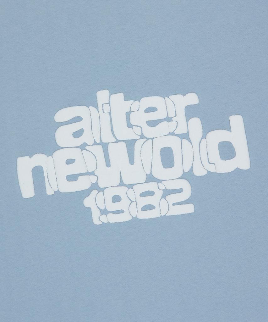 ALTER STUDIO Volume Print T-Shirt_L/Blue
