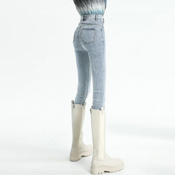 Velvet Thickened Small Magic Leggings for Women's Autumn and Winter New Style Wear Tight Black Pants Pencil Pants