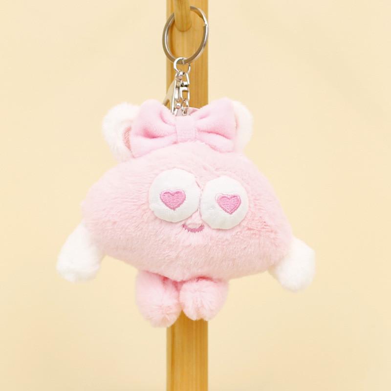 Cute Big-eyed Rabbit Plush Toy Keychain Scented Soft Stuffed Animal Doll For Couples